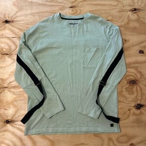 Madison Supply Sage Green Tactical Long Sleeve Pocket Tee